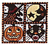 Click/tap for more details of When Witches Go Riding (cross stitch) by The Prairie Schooler