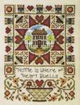 Click/tap for more details of Where the Heart Dwells (cross stitch) by Stoney Creek
