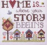Click/tap for more details of Where your Story Begins (cross stitch) by Stoney Creek