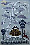 Click/tap for more details of White Birch Winter (cross stitch) by By The Bay Needleart