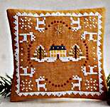 Click/tap for more details of White Christmas (cross stitch) by Cotton Pixels