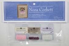 Click for more details of White Clover Embellishment Pack (beads and treasures) by Nora Corbett
