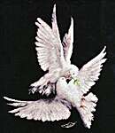 Click for more details of White Doves (cross stitch) by Golden Fleece