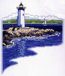 Click for more details of White Lighthouse (cross stitch) by Janlynn