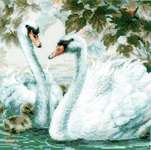 Click for more details of White Swans (cross stitch) by Riolis