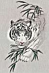 Click for more details of White Tiger (cross stitch) by Oven Company