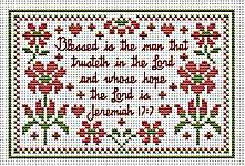 Click/tap for more details of Whose Hope The Lord Is (cross stitch) by Happiness is Heart Made