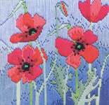 Click for more details of Wild Poppies (long-stitch) by Rose Swalwell