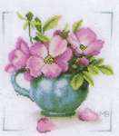 Click for more details of Wild Roses (cross stitch) by Marjolein Bastin