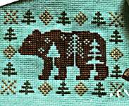 Click for more details of Wild Whimsy Bear (cross stitch) by Darling and Whimsy