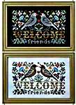 Click/tap for more details of Wildflower Welcome (cross stitch) by Tellin Emblem
