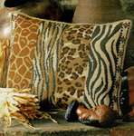 Click/tap for more details of Wildlife  Cushion Front (tapestry) by Glorafilia