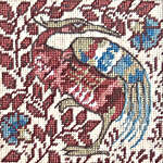 Click for more details of William de Morgan Heron (tapestry) by Glorafilia