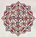Click/tap for more details of Windrose Mandala (cross stitch) by Dinky Dyes Designs