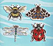 Click/tap for more details of Winged Friends Magnets (tapestry) by MP Studios
