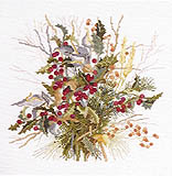 Click for more details of Winter Berries (cross stitch) by Ginger & Spice