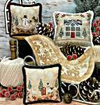 Click for more details of Winter Berry Trio (cross stitch) by Erin Elizabeth Designs