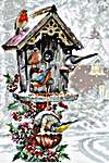 Click for more details of Winter Bird House (cross stitch) by Luca - S