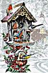 Winter Bird House