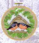 Click for more details of Winter Birdhouse (cross stitch) by Permin of Copenhagen