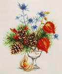 Click for more details of Winter Bouquet (cross stitch) by Magic Needle