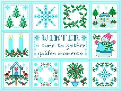 Click for more details of Winter (cross stitch) by Designs by Cathy