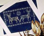 Click for more details of Winter Deer (cross stitch) by Yasmin's Made with Love