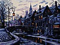 Click for more details of Winter Evening (cross stitch) by Merejka