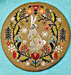 Click/tap for more details of Winter Folksy Rabbit (cross stitch) by Tiny Modernist