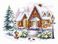 Click for more details of Winter House (cross stitch) by Magic Needle