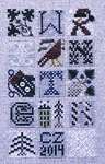 Click/tap for more details of Winter Jumble (cross stitch) by The Drawn Thread