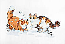 Click for more details of Winter Kitties (cross stitch) by Letistitch