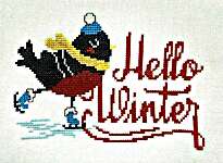 Click for more details of Winter Post Card (cross stitch) by Keslyn's