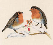 Click for more details of Winter Robins (cross stitch) by Valerie Pfeiffer
