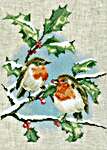 Click for more details of Winter Robins (cross stitch) by Vervaco