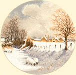 Click for more details of Winter Sheep (cross stitch) by John Clayton