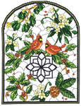 Click for more details of Winter Stained Glass (cross stitch) by Imaginating