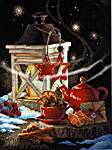 Click/tap for more details of Winter Tea Time (cross stitch) by Riolis