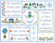 Click/tap for more details of Winter Time (cross stitch) by Imaginating