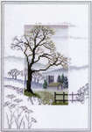 Click/tap for more details of Winter Tree (cross stitch) by Rose Swalwell