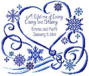 Click for more details of Winter Wedding (cross stitch) by Imaginating