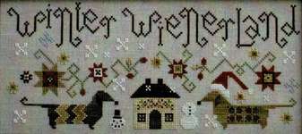 Click for more details of Winter Weinerland (cross stitch) by Plum Street Samplers