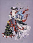 Click for more details of Winter White Santa (cross stitch) by Mirabilia Designs