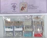 Winter White Santa Embellishment Pack - bead pack