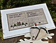 Click/tap for more details of Winter Wishes (cross stitch) by Erica Michaels