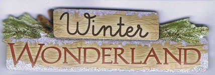 Click for more details of Winter Wonderland  (embellishments) by Paper House Productions