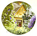 Click for more details of Wisteria Cottage (cross stitch) by John Clayton
