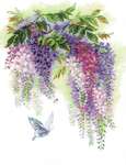 Click for more details of Wisteria (cross stitch) by Riolis