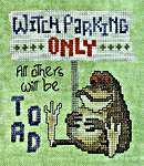 Click for more details of Witch Parking Only (cross stitch) by Glendon Place