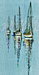 Click for more details of With a Flavour of Salt, Wind and Sun: Yachts (cross stitch) by RTO